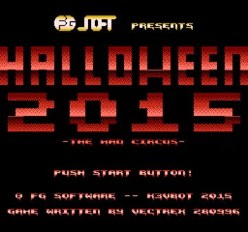 Halloween 2015 NA Scare Cart (USA) (Aftermarket) (Homebrew) screen shot title